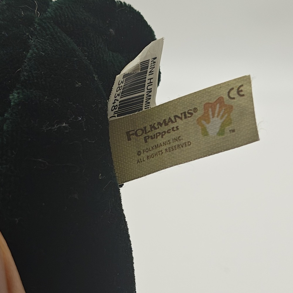 Folkmanis Hummingbird 5" Plush Finger Puppet Humming Bird F22 - Picture 3 of 5